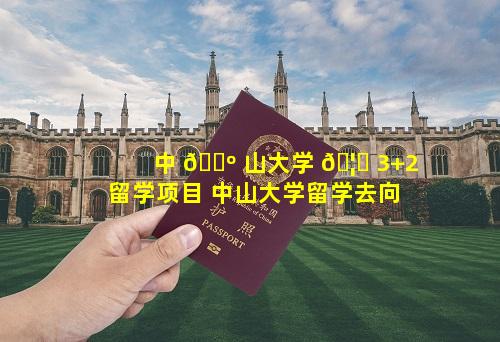 中 🐺 山大学 🦈 3+2留学项目 中山大学留学去向